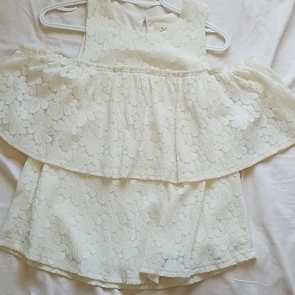 Anthropologie lace off shoulder tank top blouse - Picture 4 of 4